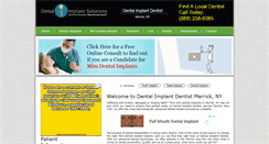 Desktop Screenshot of dentalimplantsmerrickny.com